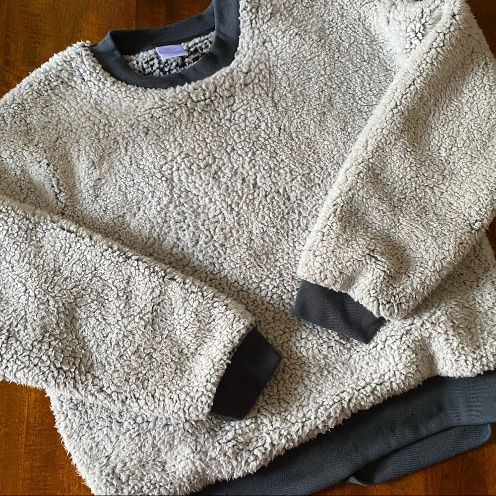 Oversized Sherpa Sweater